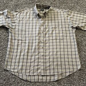 Vintage Men’s PURITAN Plaid Button Down Shirt (XL)
